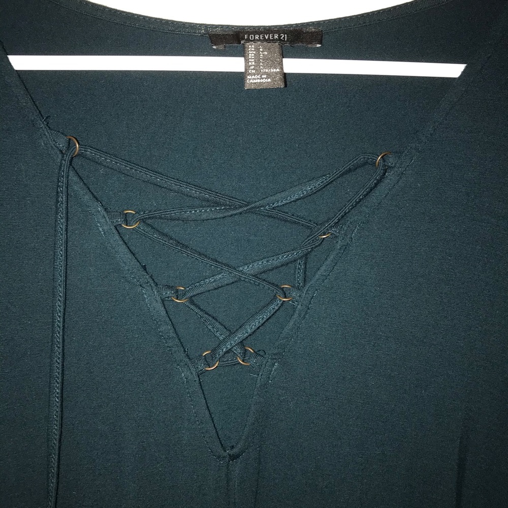 FOREVER 21 NWOT tie up dress - Picture 3 of 6